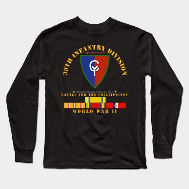 38th Infantry Division - WWII w PAC SVC Long Sleeve T-Shirt by twix123844